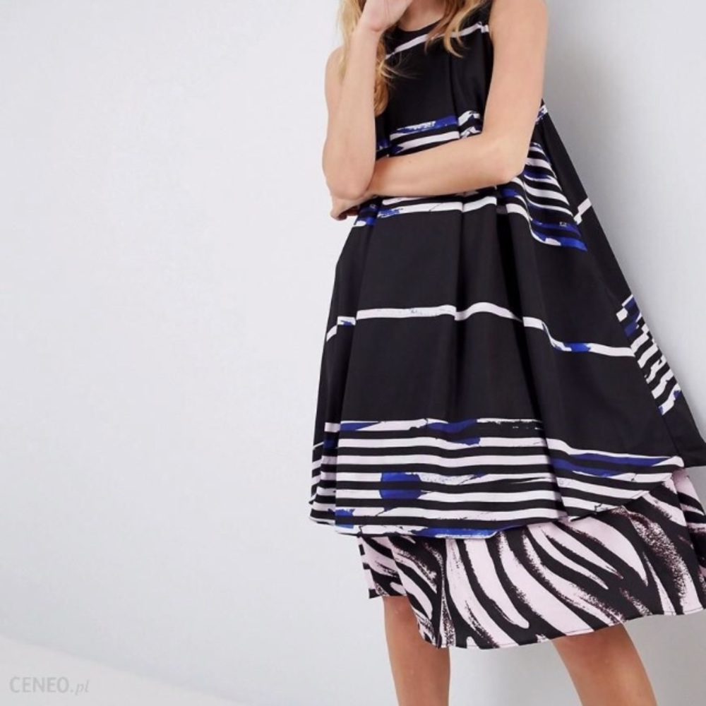 ASOS Made in Kenya Trapeze Layered Dress